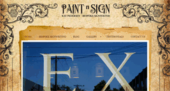 Desktop Screenshot of paintnsign.com.au